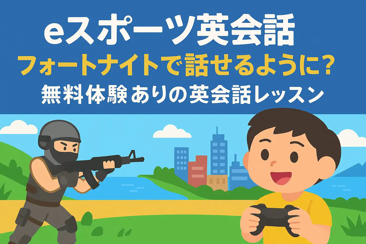 フォートナイトで英語が話せるようになる？ゲーム好きの子にぴったりの英会話レッスンとは