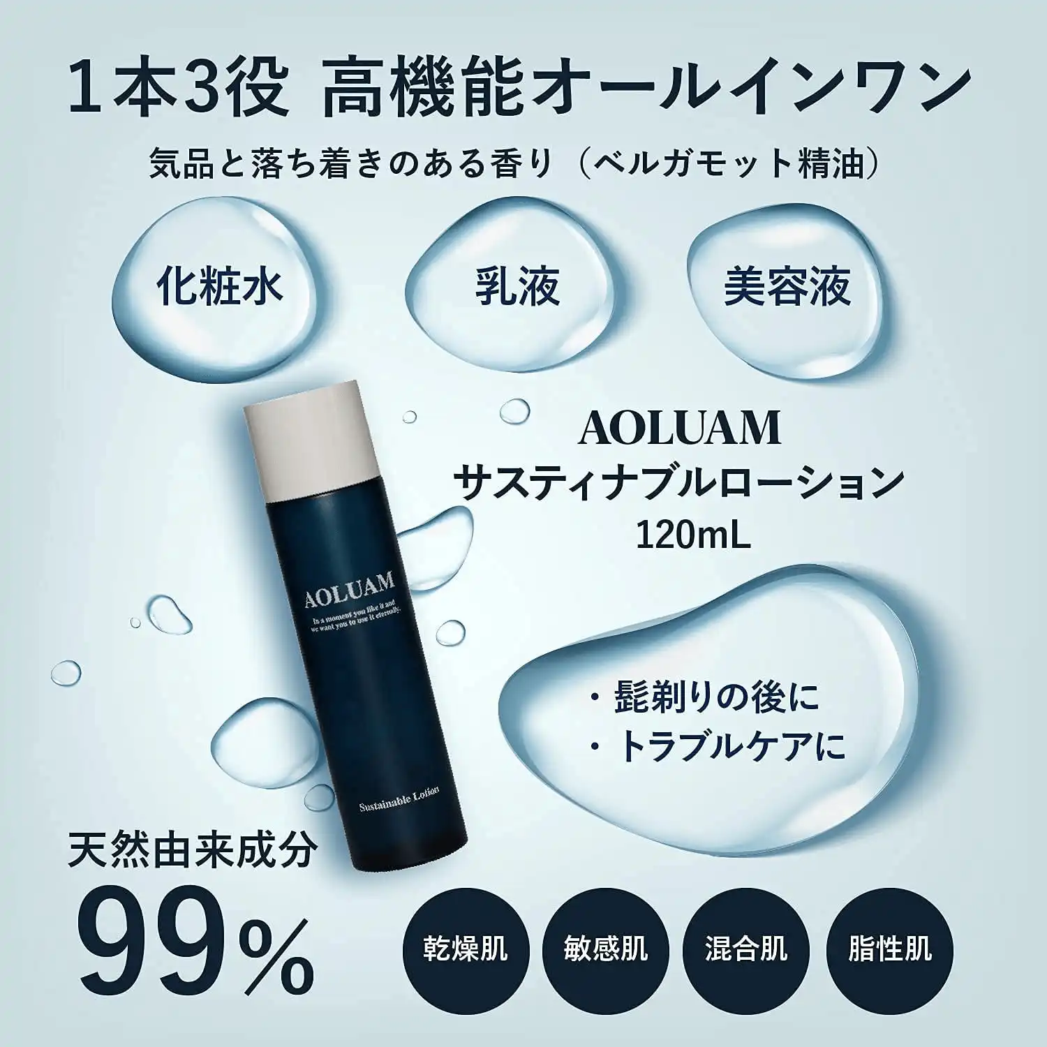 メンズ化粧水の革命！アオルアムで叶える男の美肌革命