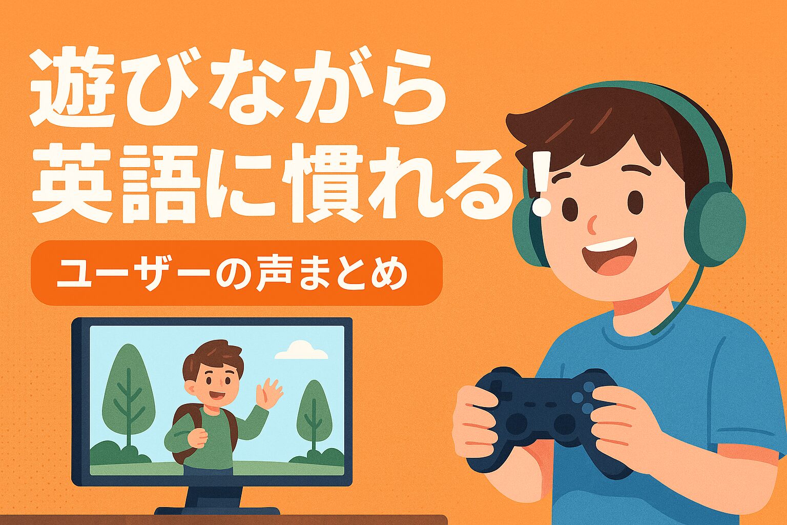 遊びながら英語に慣れる!eスポーツ英会話のリアルなユーザーの声まとめ