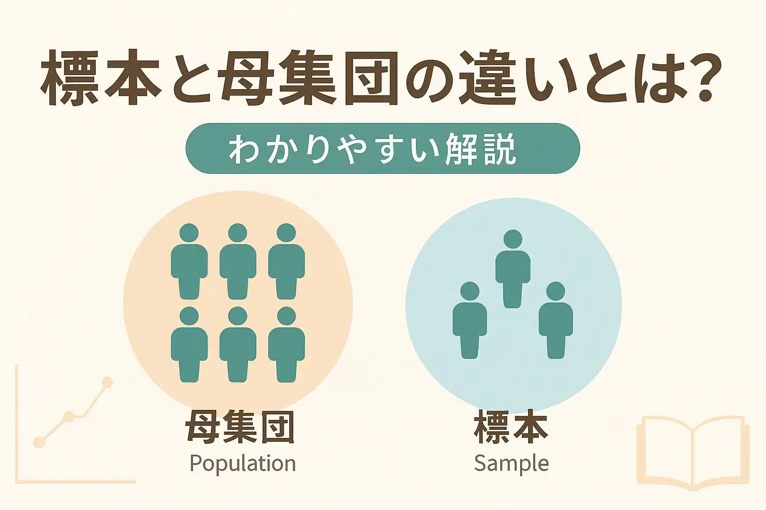 【統計の基本】標本と母集団の違いとは？くま先生と学ぶわかりやすい解説
